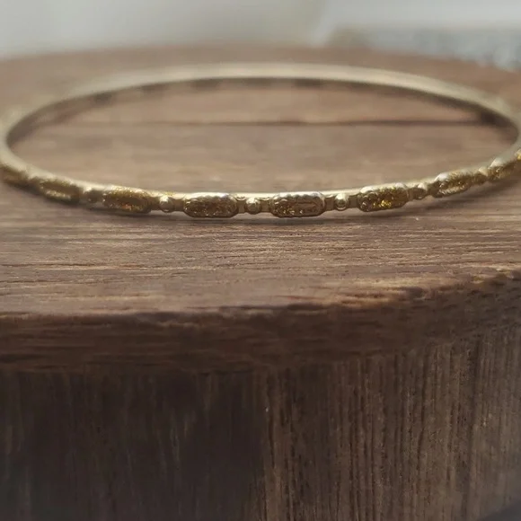 B2134 amber crystal bracelet‎ slider